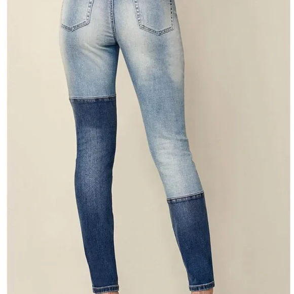 Distressed Patchwork Jeans - Picture 6 of 8